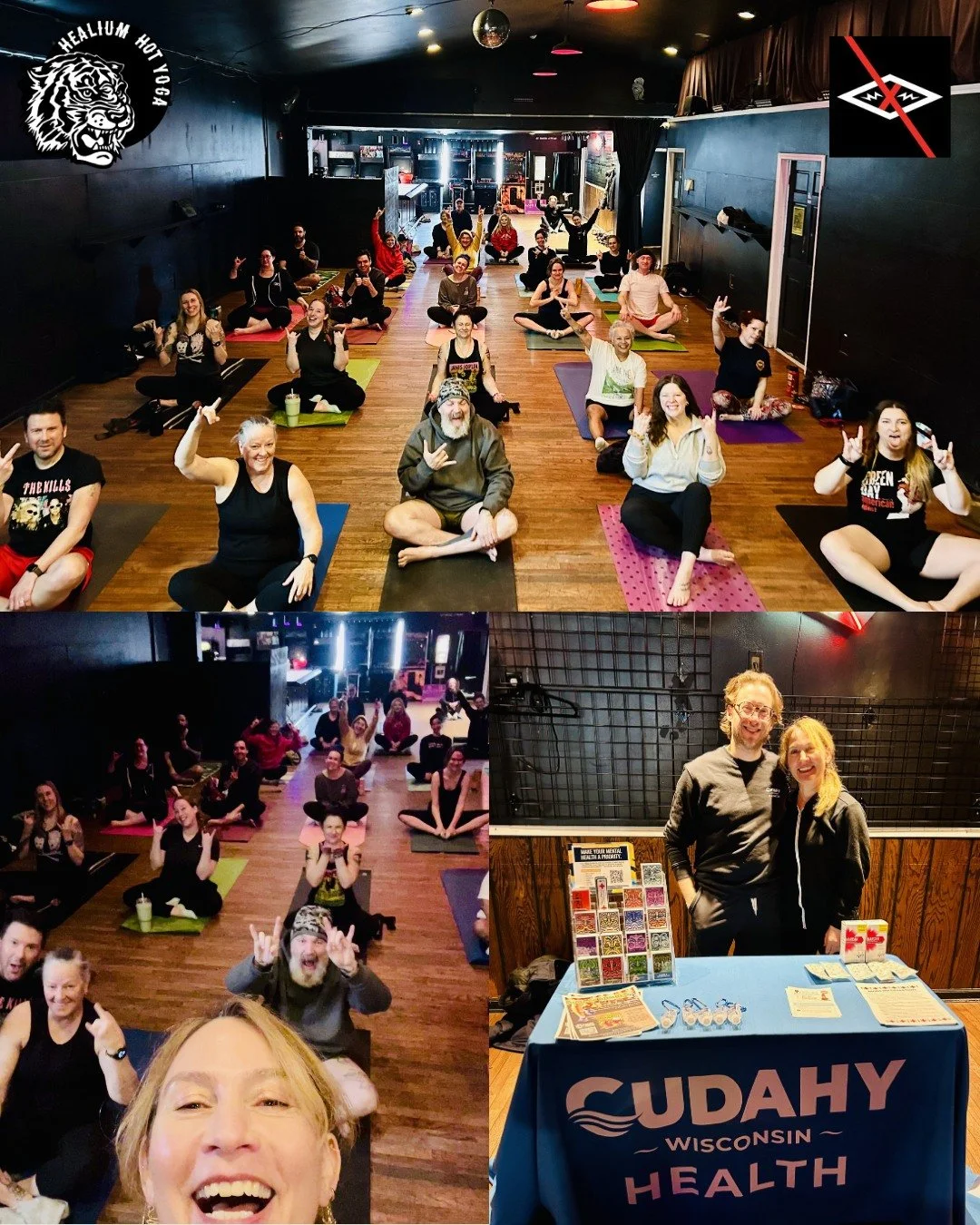 Another fantastic sold-out Namaste @ the X-Ray Punk Rock Yoga in the books! Thanks for coming and supporting Project Concern of Cudahy-St. Francis! 
#healiumeverywhere 
@xrayarcade