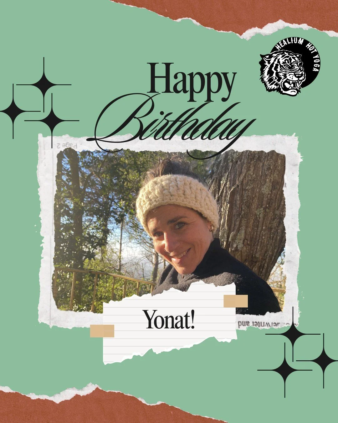 Wishing a very Happy Birthday to Yonat! 🎉

You can practice with Yonat every Tuesday at 4PM for Gently Heated Slow Flow at Healium Hot Yoga Bay View. 

If you see her this week, be sure to wish her a happy birthday 💛

 #healiumeverywhere #healiumho