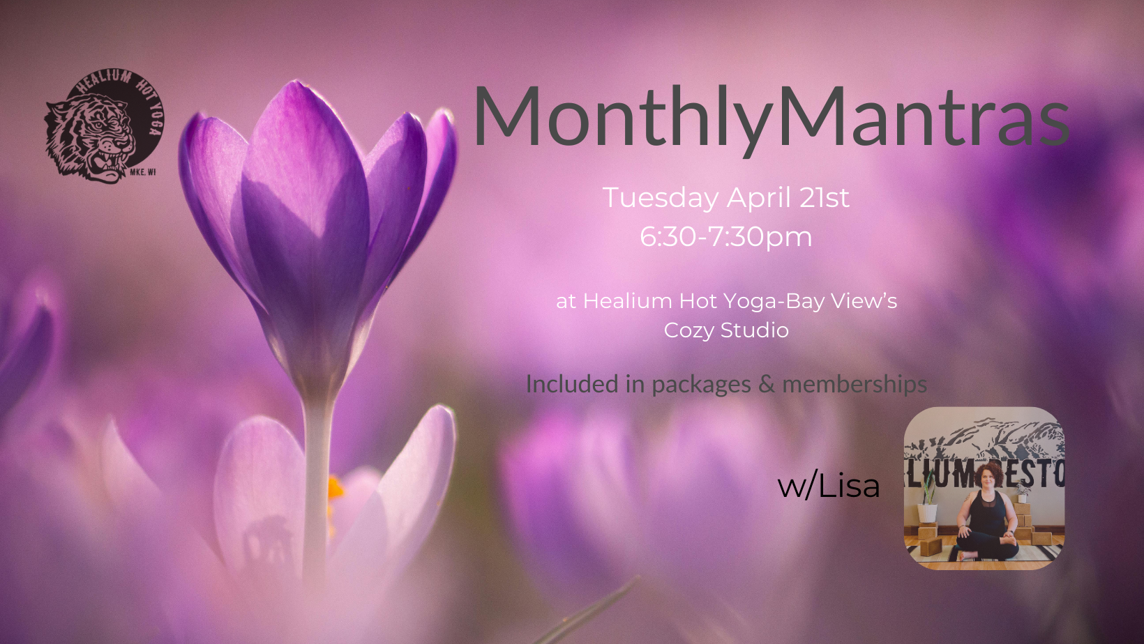 Monthly Mantras w/Lisa (April)