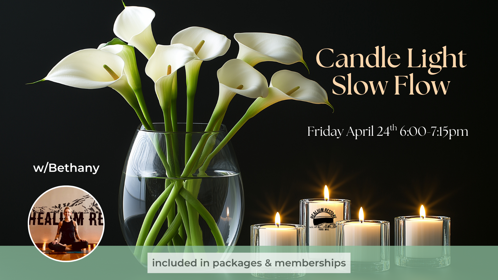 Candle Light Slow Flow w/ Bethany (April) 