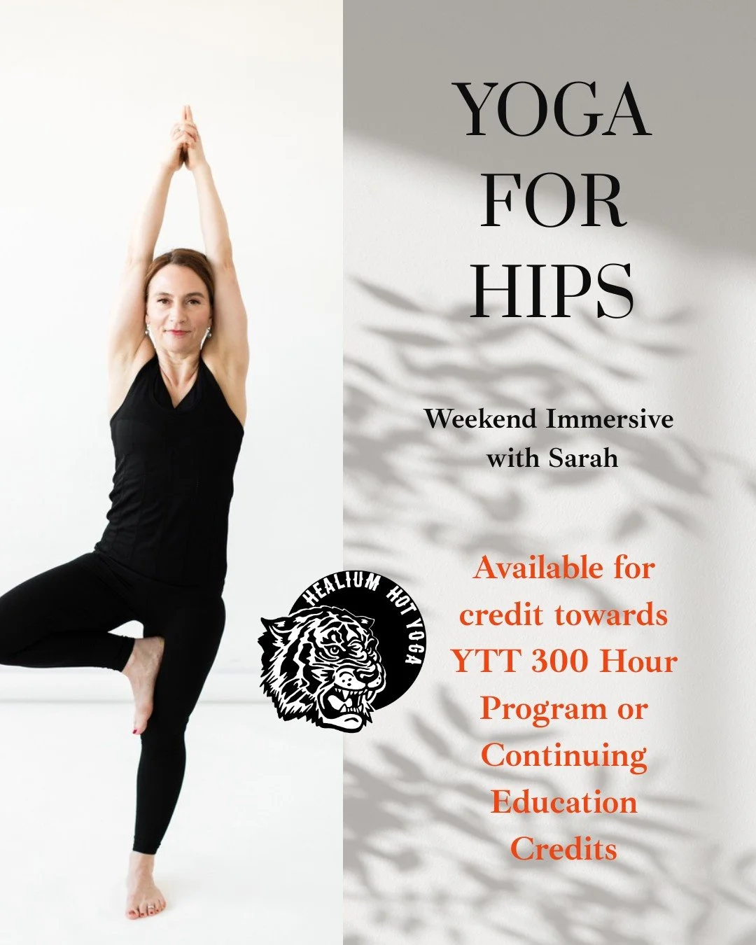🧘&zwj;♀️ Yoga for Hips Weekend Immersive w/ Sarah

Join Sarah Filzen (eRYT 500) for a 2-day deep dive into hip mobility + stability&mdash;exploring anatomy, functional movement, sequencing, and working with injuries.

 March 28th &ndash; 29th| 10AM&