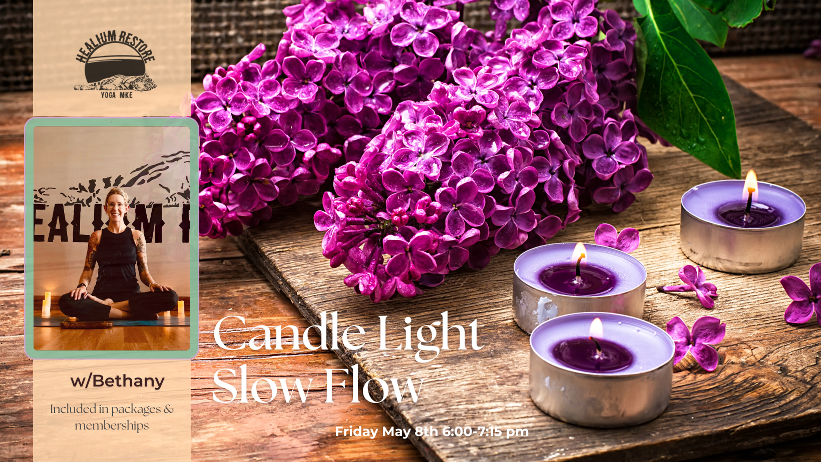 Candle Light Slow Flow w/ Bethany (May) 