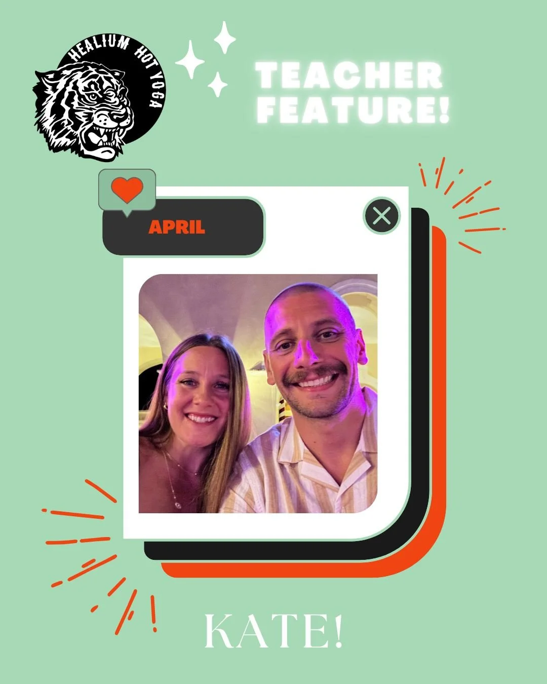 Ever wanted to learn more about your favorite yoga teacher? Now you can 👀

✨ Teacher Feature: KATE ✨

What started as a rec class with friends quickly turned into something more&mdash;and after finding Healium, she was hooked. She joined our very fi