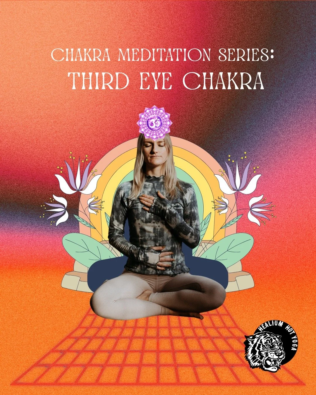 🔮 Chakra Meditation: Third Eye (Ajna) w/ Sarina 🔮

Join us for a deeply restorative meditation focused on the Third Eye Chakra&mdash;the center of intuition, clarity, and inner knowing.

This offering is part of a 7-part chakra series, inviting you