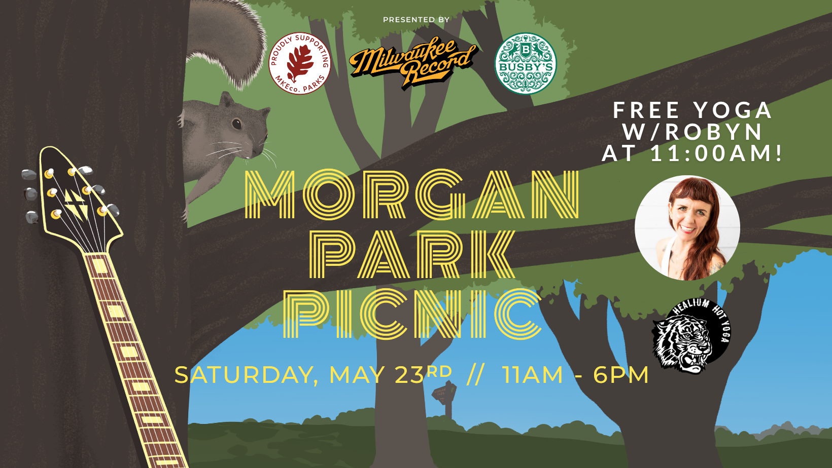 FREE Yoga at Morgan Park Picnic w/Robyn 