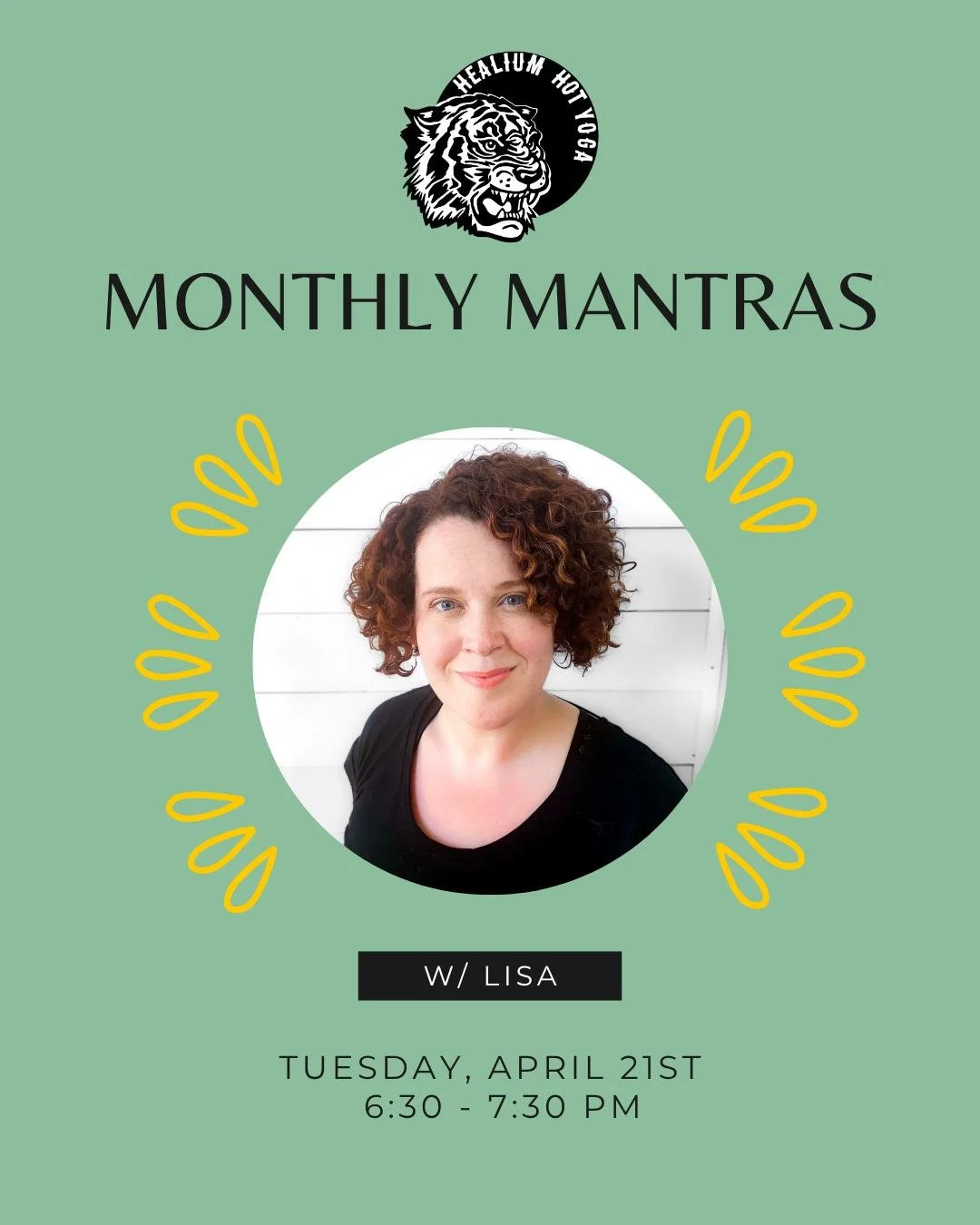 Set the tone for your month ✨

Join Lisa for Monthly Mantras, a grounding practice designed to help you reset, reflect, and move forward with intention. Expect a blend of mindful movement, breath, and mantra to leave you feeling centered and clear.

