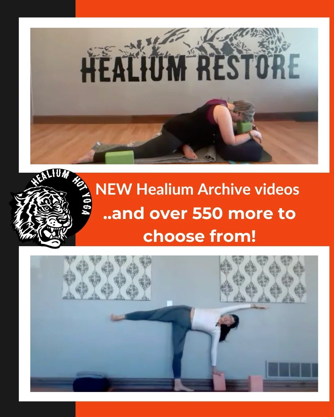 📹NEW Healium Archive videos📹

We&rsquo;ve just added new videos to Healium&rsquo;s Online Archive - 550+ videos and counting!

Join Becky for a 60 minute Yin class that focuses on hips and Heather for a 40 minute Hatha Yoga class. 

Get unlimited a