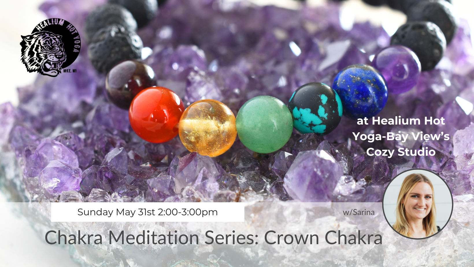 Chakra Meditation Series: Crown Chakra w/Sarina 