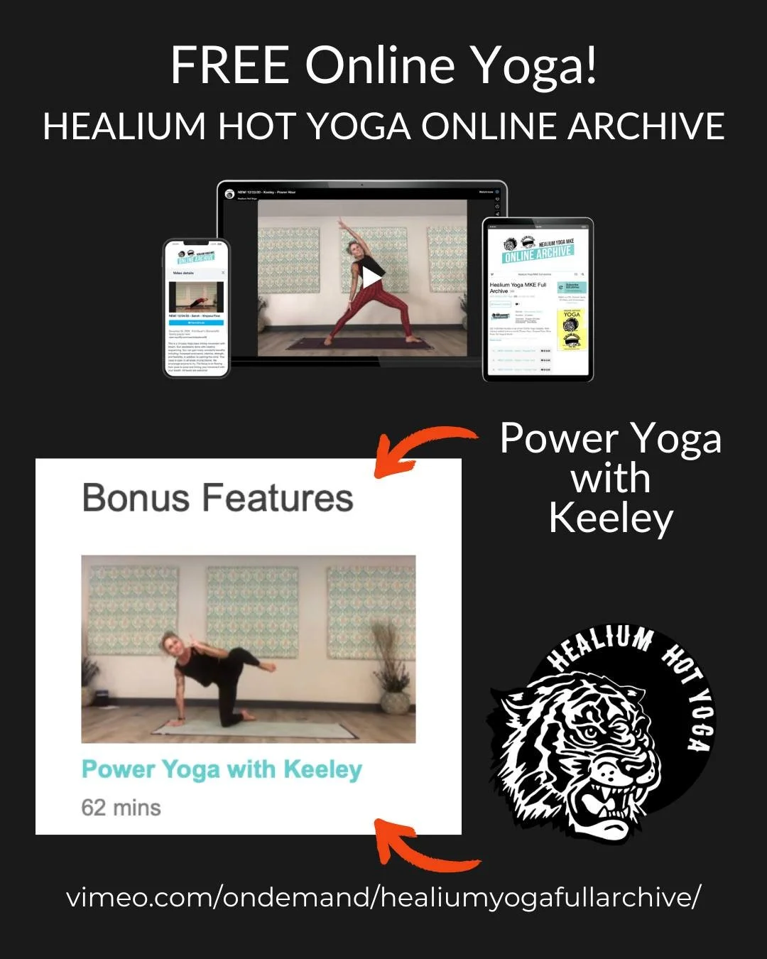 FREE Power Yoga

It&rsquo;s Keeley&rsquo;s birthday this week so to celebrate please enjoy an hour of FREE Power Yoga, recorded back in May &rsquo;21!

No code, no membership. Just a digital device, you and your mat (plus maybe a space heater, some p