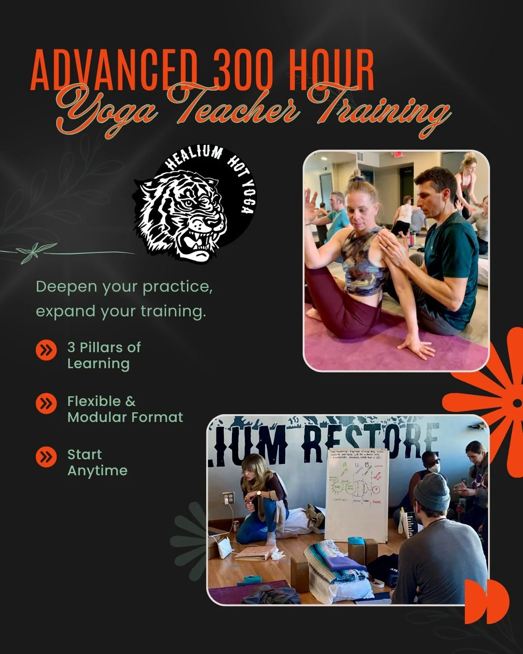✨ 300-Hour Teacher Training ✨

You&rsquo;ve built the foundation&mdash;now it&rsquo;s time to refine, expand, and step into your next level.

Healium&rsquo;s 300-hour YTT is designed for teachers and dedicated practitioners ready to deepen their know