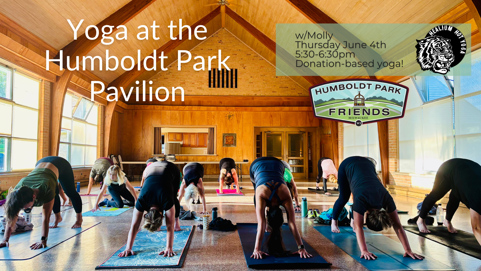 Yoga at the Humboldt Park Pavilion w/Molly (June) 