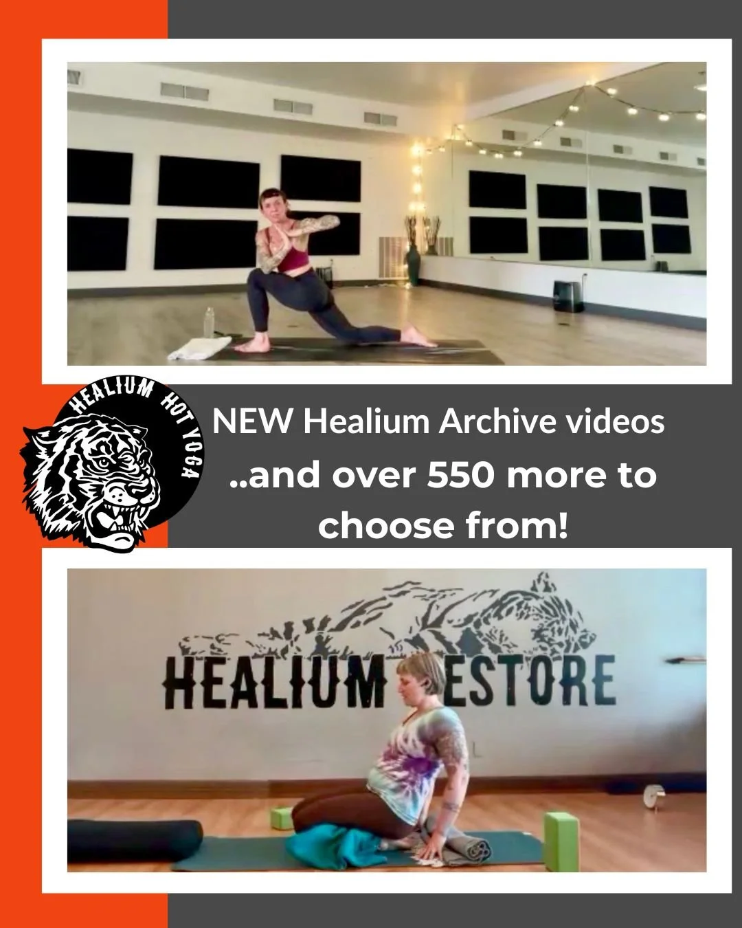 📹NEW Healium Archive videos📹

We&rsquo;ve just added new videos to Healium&rsquo;s Online Archive - 550+ videos and counting!

Robyn for a heart-pumping 50 minute Power Yoga session, then mellow out with a 30 minute Yin Yoga class led by Becky that