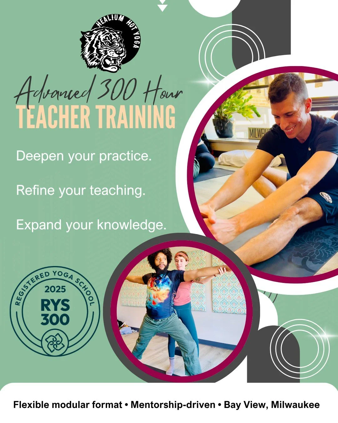 Deepen your practice. Refine your teaching. Expand your perspective. ✨

Healium&rsquo;s 300 Hour Advanced Teacher Training offers immersive modules designed for passionate teachers and dedicated students ready to keep learning, growing, and evolving 