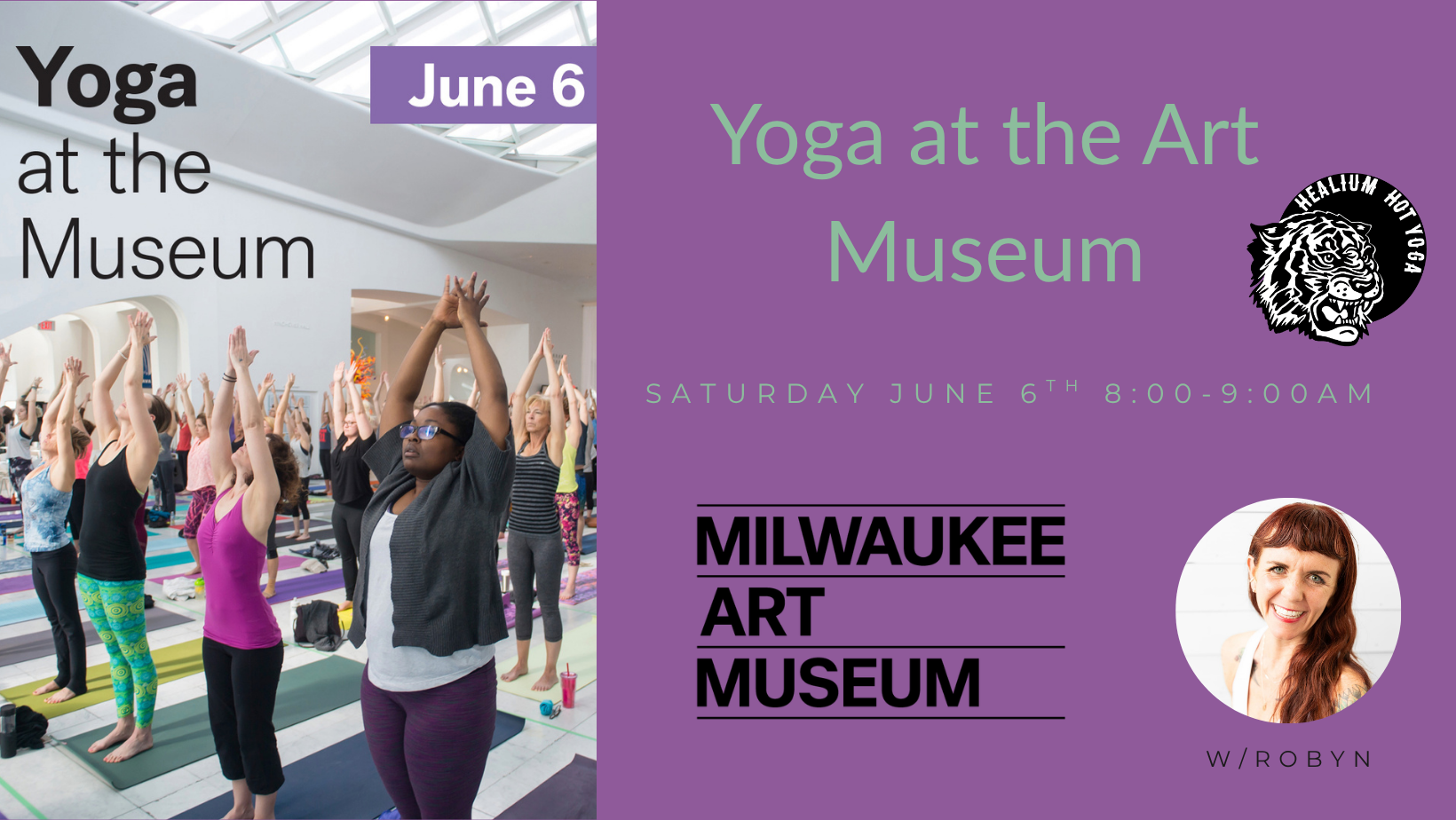 Yoga at the Milwaukee Art Museum w/Robyn 