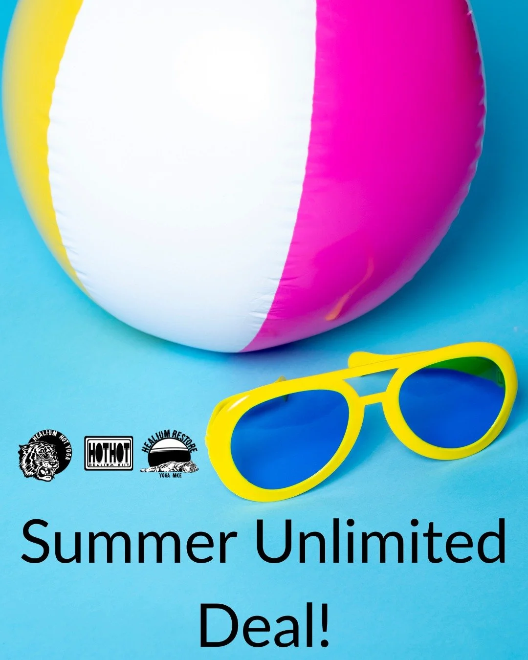 Summer Unlimited Deal! 
Make the most of the season while maintaining your practice + health goals! 75 days of unlimited yoga OR unlimited HIIT classes for $350! Good from June 15th - August 29th.

Includes unlimited yoga classes at all three of our 