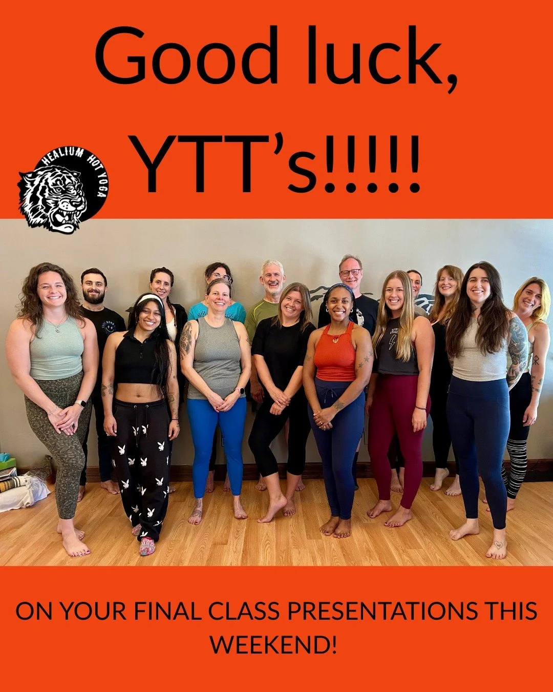 Please join us in sending all the good vibes to Healium&rsquo;s YTT&rsquo;s as they move into their last weekend of training: presenting their final classes followed by graduation! We know they are all going to do a fantastic job! 🧡💚🧡💚
#healiumyt