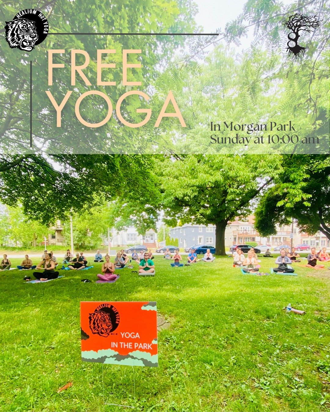 Free Yoga in Morgan Park
on Sunday! 

Join Healium in partnership with 8 Branches Chinese Medicine and Milwaukee County Parks for FREE yoga in Morgan Park! Sunday at 10:00am - bring your own mat and water bottle and practice in the beautiful outdoors