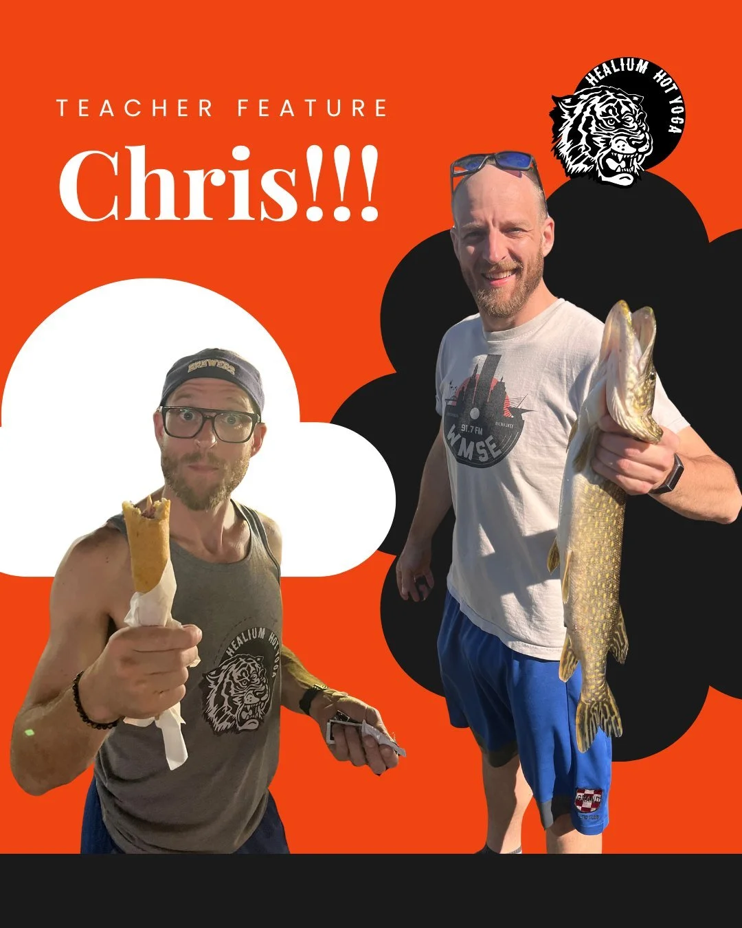 ✨TEACHER FEATURE: CHRIS!!! ✨

Learn more about him below ⤵

Q: What inspired you to start practicing yoga, and what made you decide to teach?
A: I discovered yoga right after grad school while working in accounting and feeling drained. I wandered int