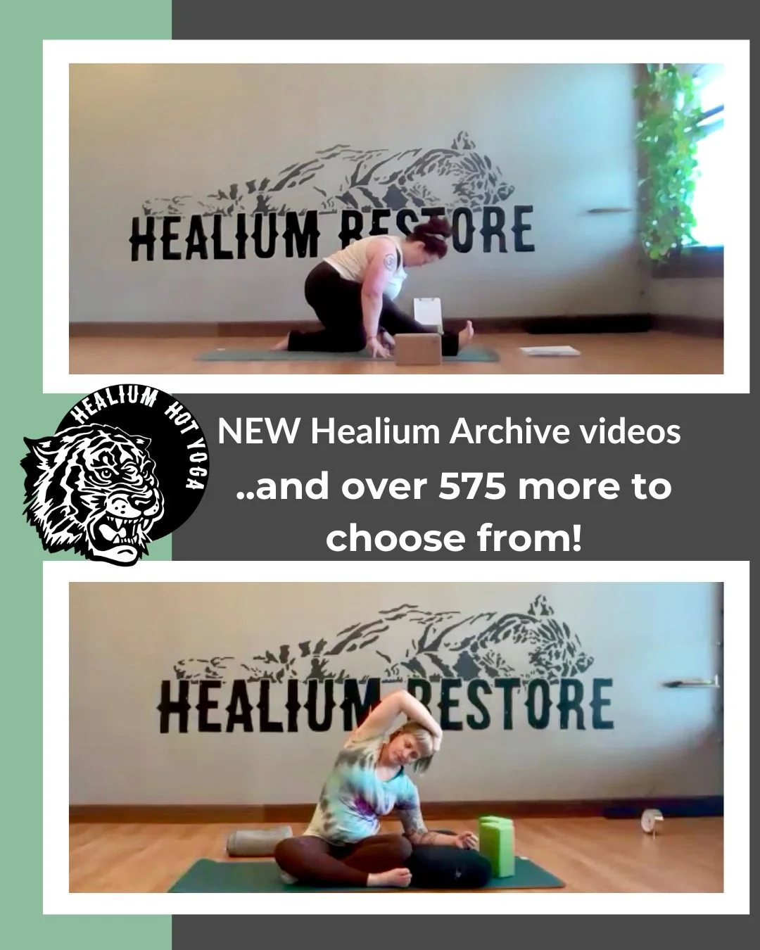 📹NEW Healium Archive videos📹

We&rsquo;ve just added new videos to Healium&rsquo;s Online Archive - 575+ videos and counting!

Join Lisa for a 50 minute Slow Flow and Becky for a 45 minute Yin Yoga session!

Get unlimited access with a monthly subs