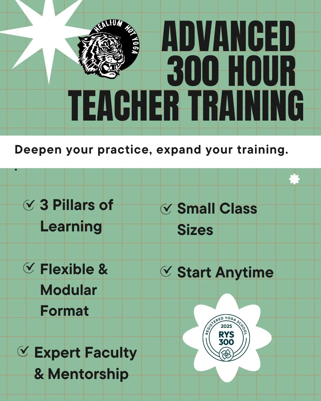 Want to learn more as a student or deepen your education as a yoga instructor? This is for you! 

Modules for Healium's 300 Hour Yoga Teacher Training resume THIS SEPTEMBER. 

Apply online @ www.healiumhotyoga.com.

 #healiumeverywhere #YogaCommunity