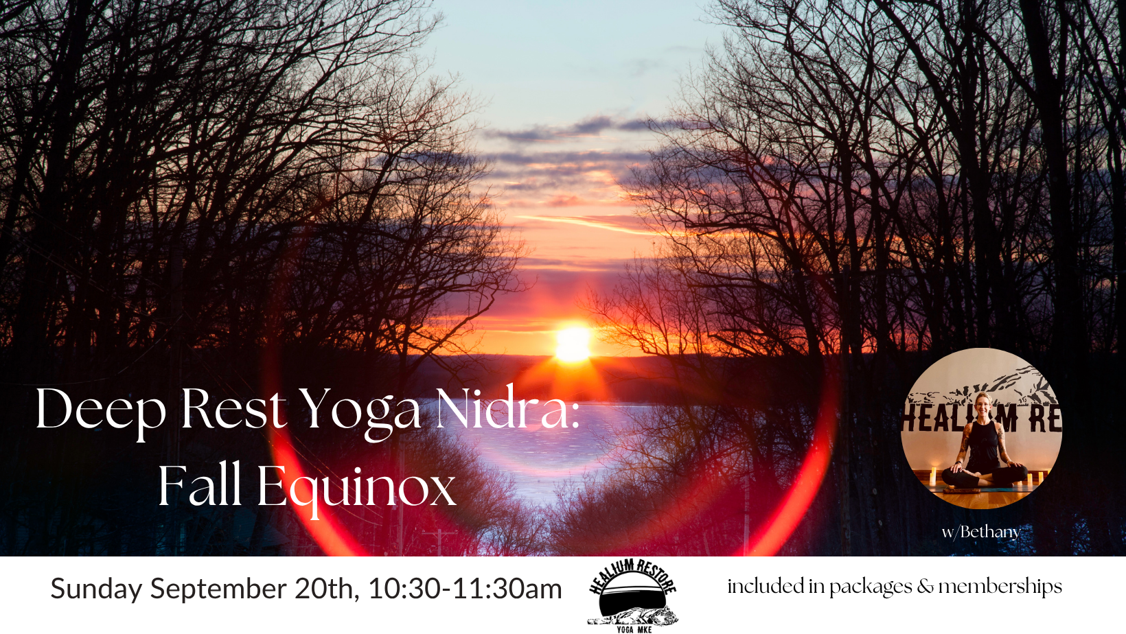 Deep Rest: Yoga Nidra w/ Bethany (September) 