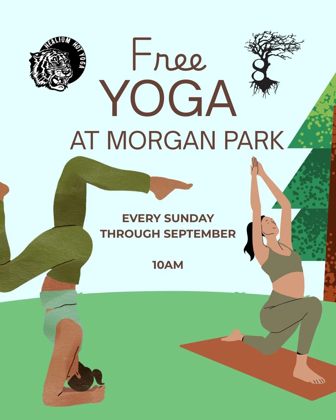 Join us every Sunday through the end of September for FREE Yoga at Morgan Park! 

 #healiumeverywhere #BestofMilwaukee2025 #YogaCommunity #MilwaukeeYoga
