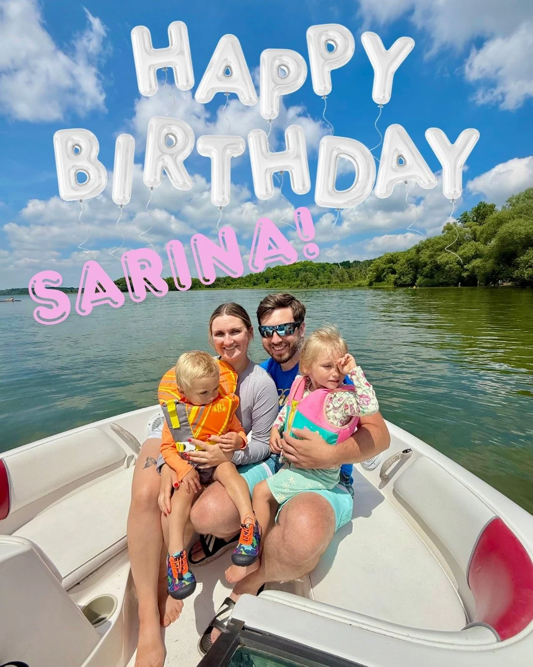 🎉Happy Birthday Sarina!🎉

Please join us in wishing Sarina a very happy birthday today!

&ldquo;Life has been simple yet so full! Lots of kitchen dance parties, beach days, chasing butterflies and catching fireflies. Mostly soaking in these fleetin