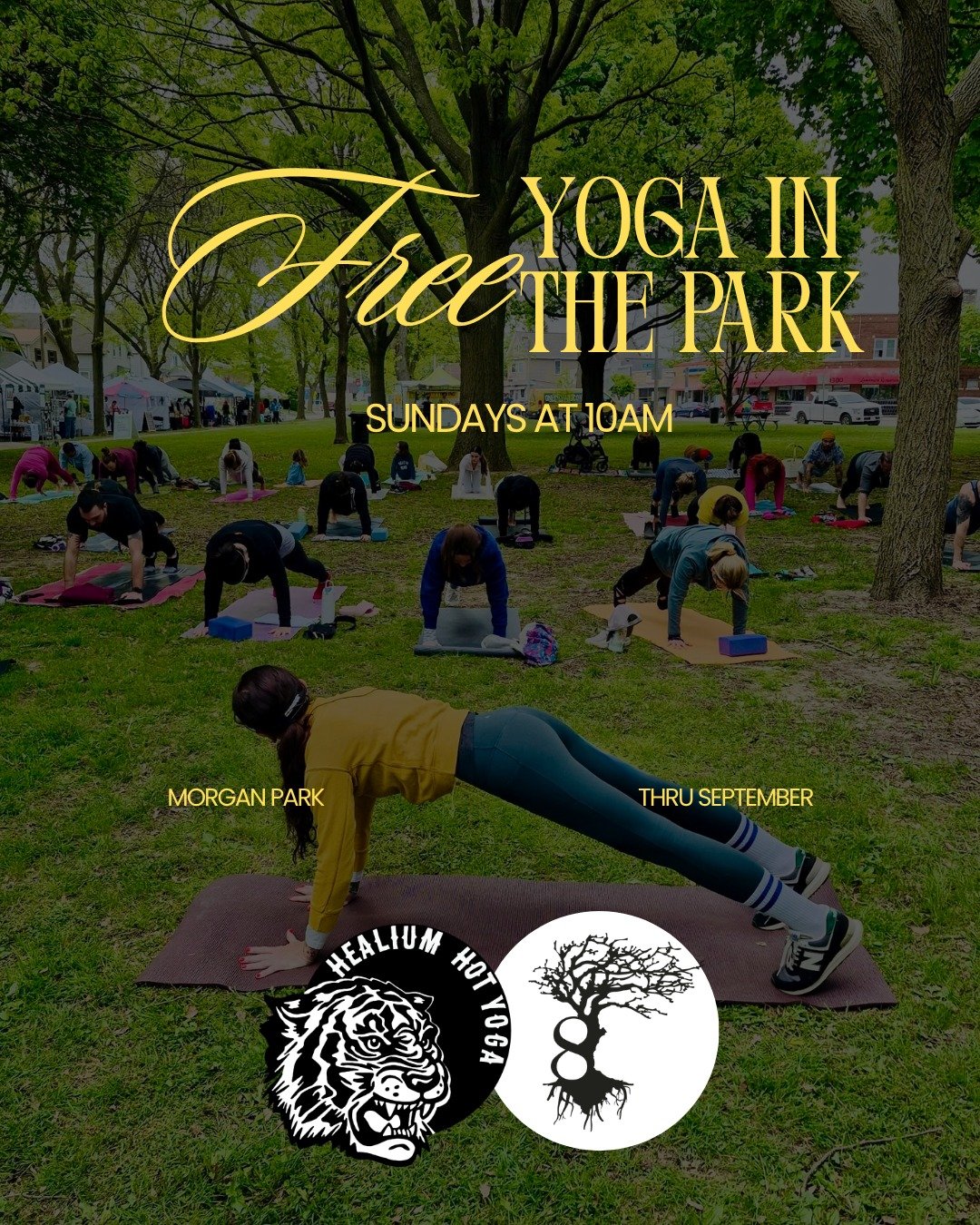 Join us THIS SUNDAY and every Sunday through the end of September for Free Yoga in Morgan Park! 🍃🌱

Sign up via Mindbody. 

 #healiumeverywhere #YogaCommunity #BestofMilwaukee2025
