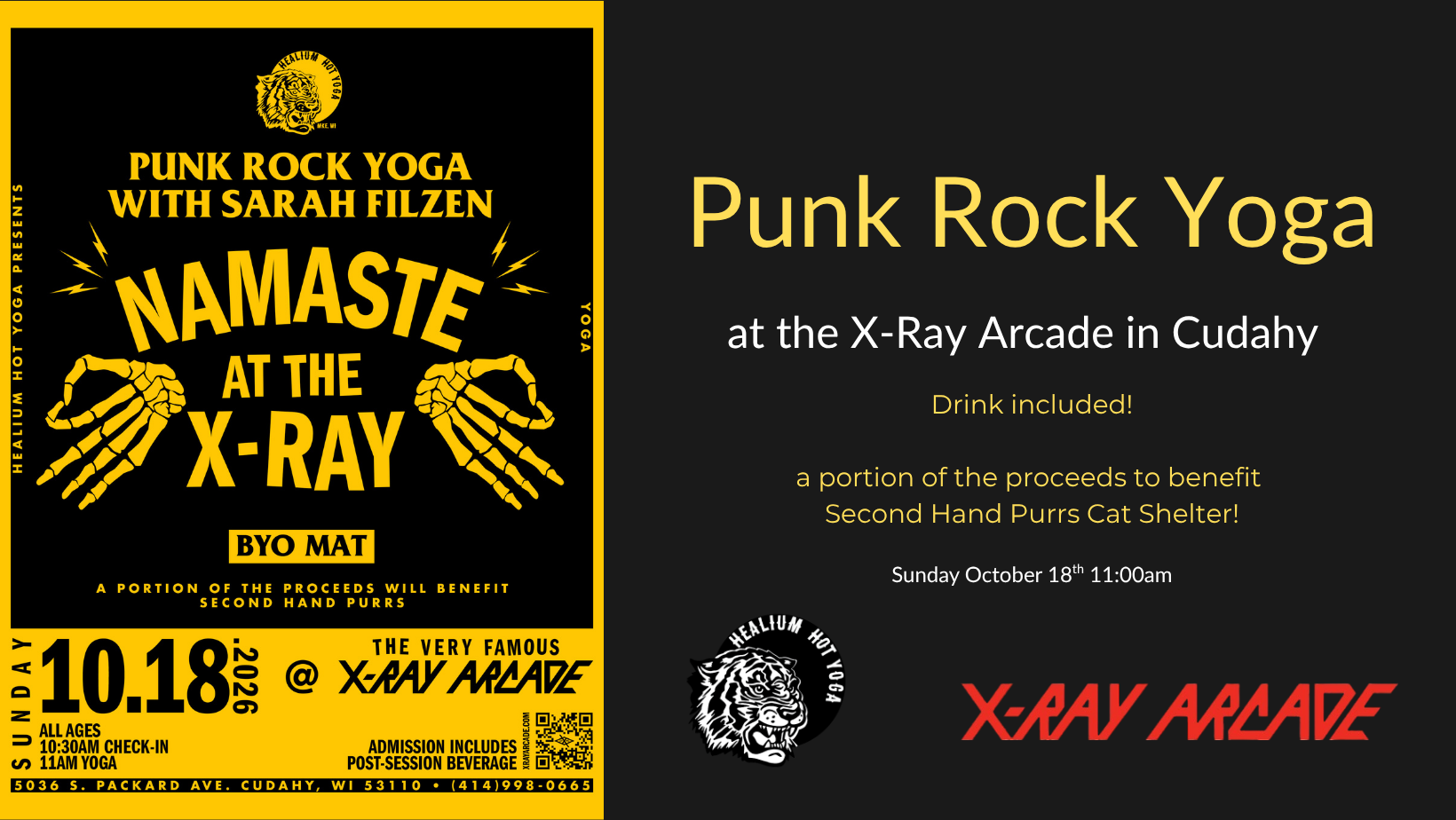 Namaste @ The X-Ray: Punk Rock Yoga 