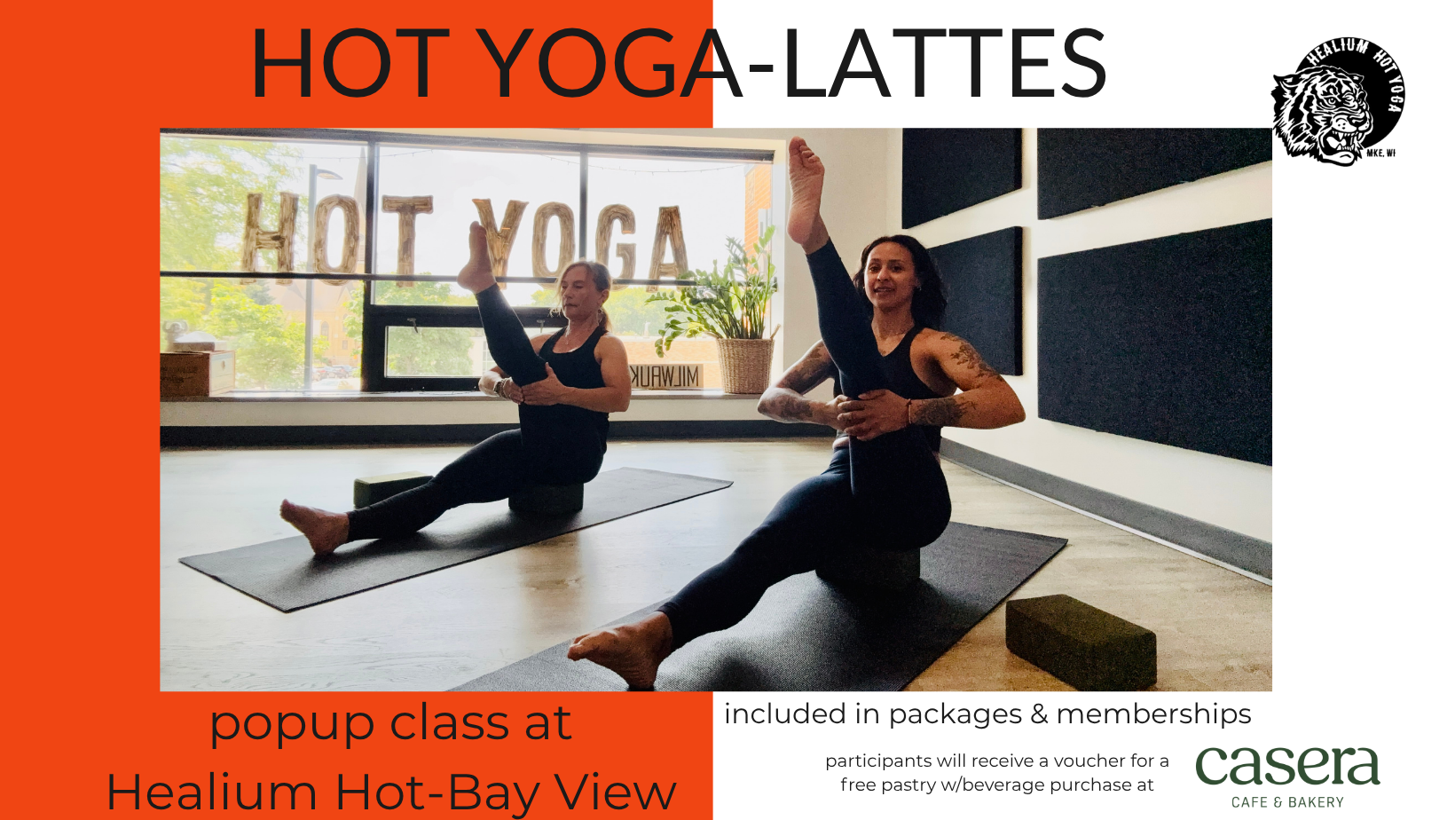 HOT Yoga-lattes Pop-Up w/Kiera (September) 