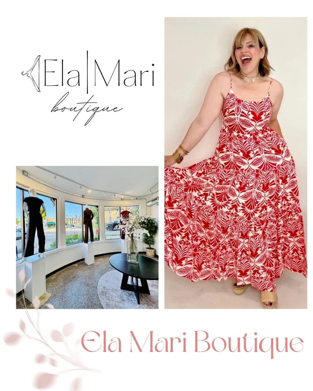 Ela Mari Boutique

We are absolutely thrilled to feature our new neighbor Ela Mari Boutique! Located across the street from our Healium Bay View and next to the Avalon Theater at 2483 S. Kinnickinnic Ave., Ela Mari is a women&rsquo;s clothing boutiqu