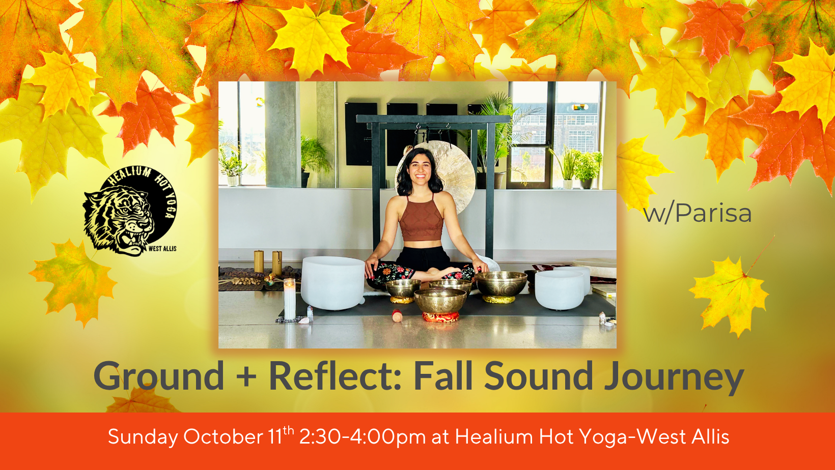 Ground + Reflect: Fall Sound Journey w/ Parisa&nbsp;