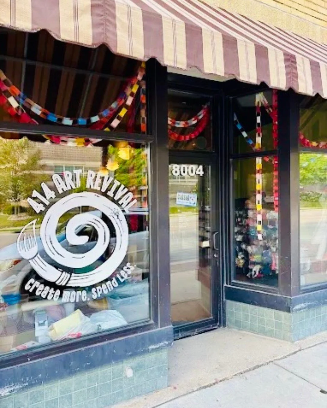 414 Art Revival
 
This week we are happy to feature 414 Art Revival; a community art shop located at 8004 West National Avenue in West Allis! The new art supplies thrift store, opened by partners  Julianna and Nate at the end of July with a vision of