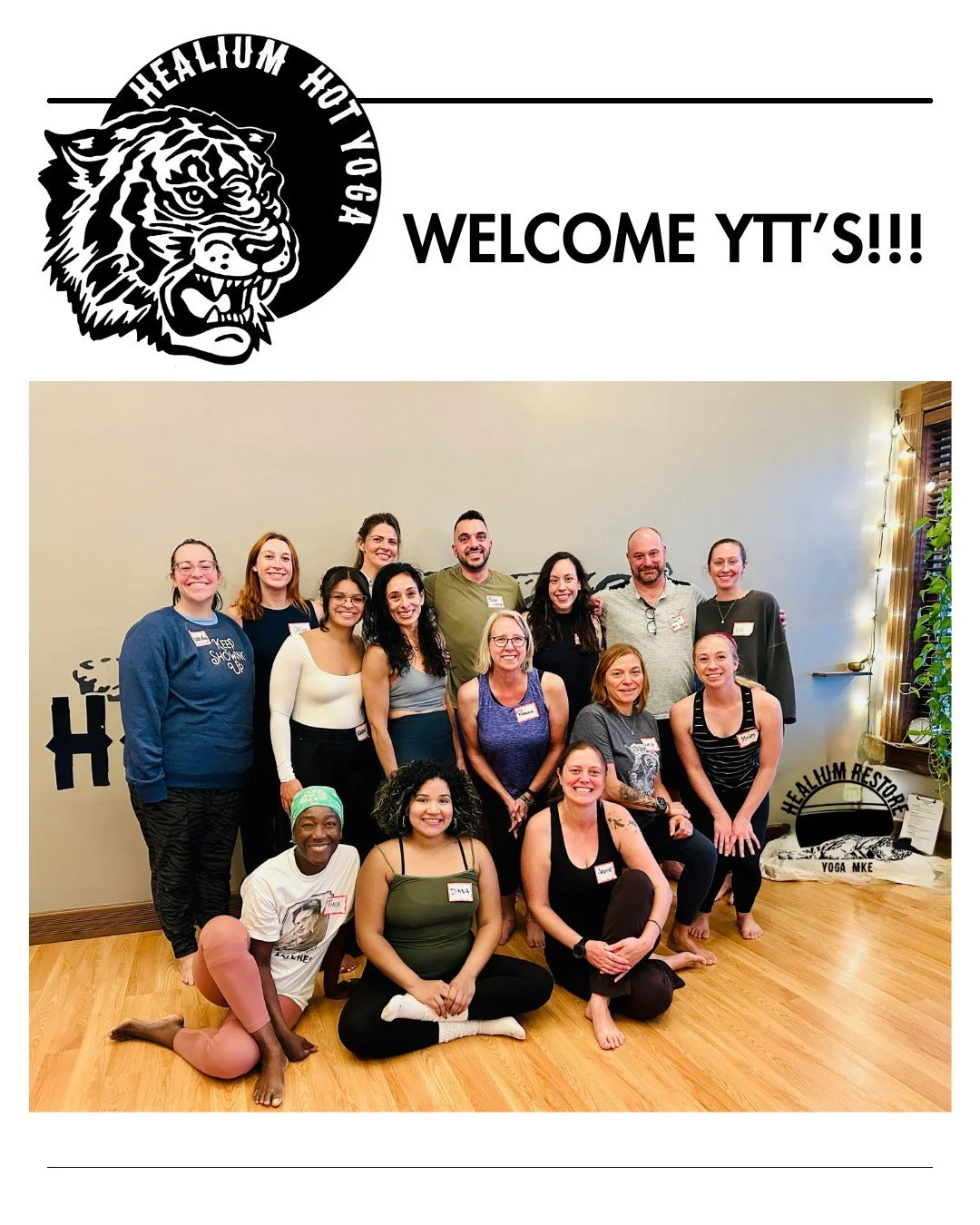 Welcome Healium YTT&rsquo;s!!!

Please join us in welcoming this wonderful group of yoga teacher trainees! Our first weekend together has been magical and we are so excited to move, learn, breathe and study alongside them for the next 10 months. 

#h