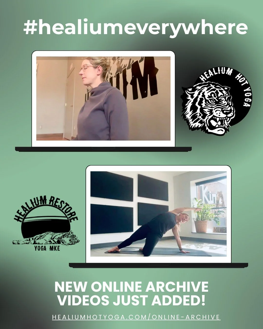 📹NEW Healium Archive videos📹

We&rsquo;ve just added new classes to Healium&rsquo;s NEW and IMPROVED Online Yoga Video Archive!

Join Bethany for a 20 minute Equinox Meditation and Sarah for a 45 minute Vinyasa Flow that focuses on hip flexors!

Tr