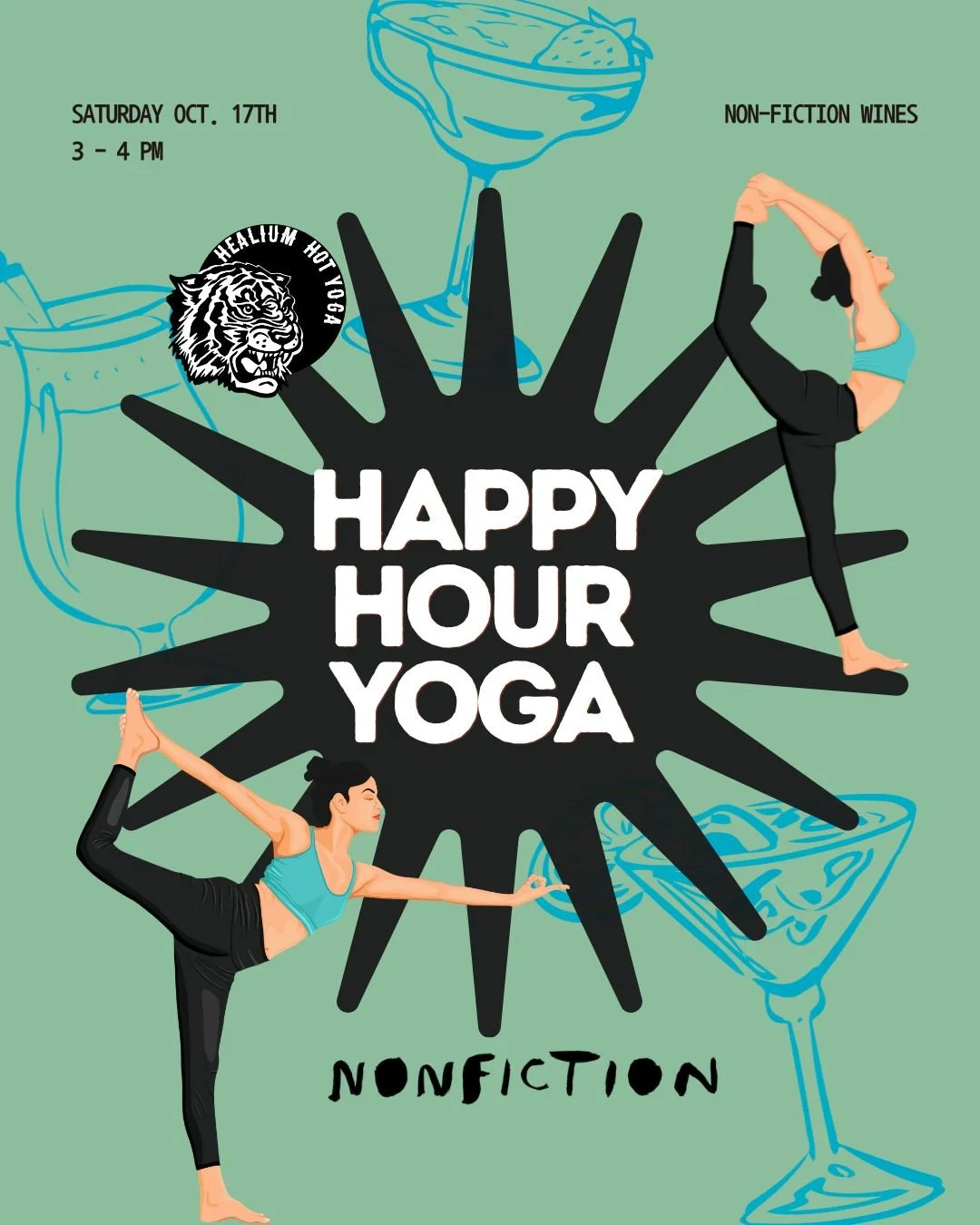 Join Kate for Happy Hour Yoga in collaboration with our neighbors at Non-Fiction Natural Wines!

Purchase includes yoga, one glass of wine and snacks 🍷🍾🍇🧀

 #bestofmilwaukee2026 #healiumeverywhere #yogacommunity #healiumhotyoga #bayview #YogaComm