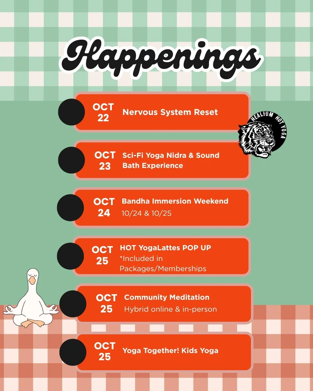 Happenings in the Healium world this week! 

Check out more info at www.healiumhotyoga.com/happenings.
🧘&zwj;♀️🌍💫

 #bestofmilwaukee2026 #HealiumHotYoga #CommunityYoga #yogacommunity #movelocal #bayview #Yoga