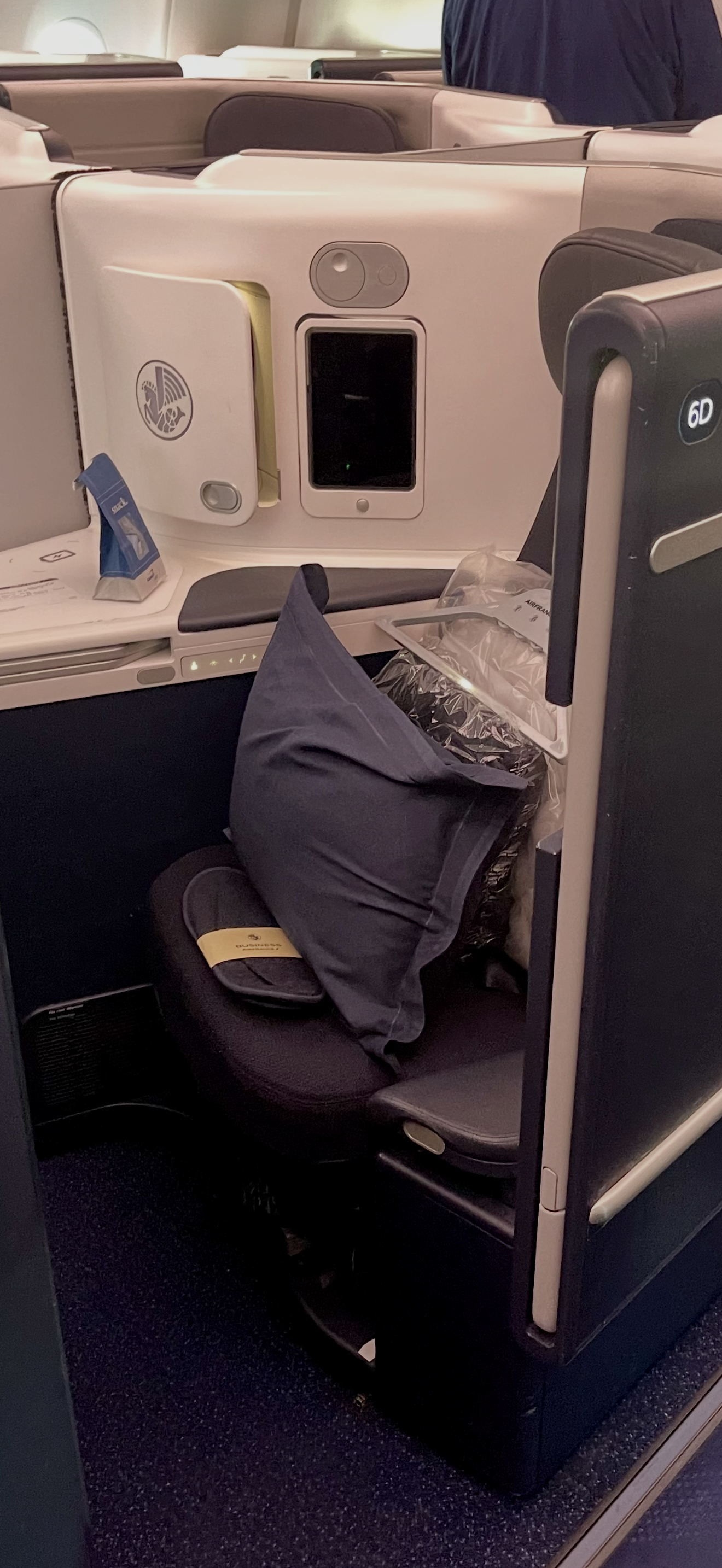 what is included in Air France business class