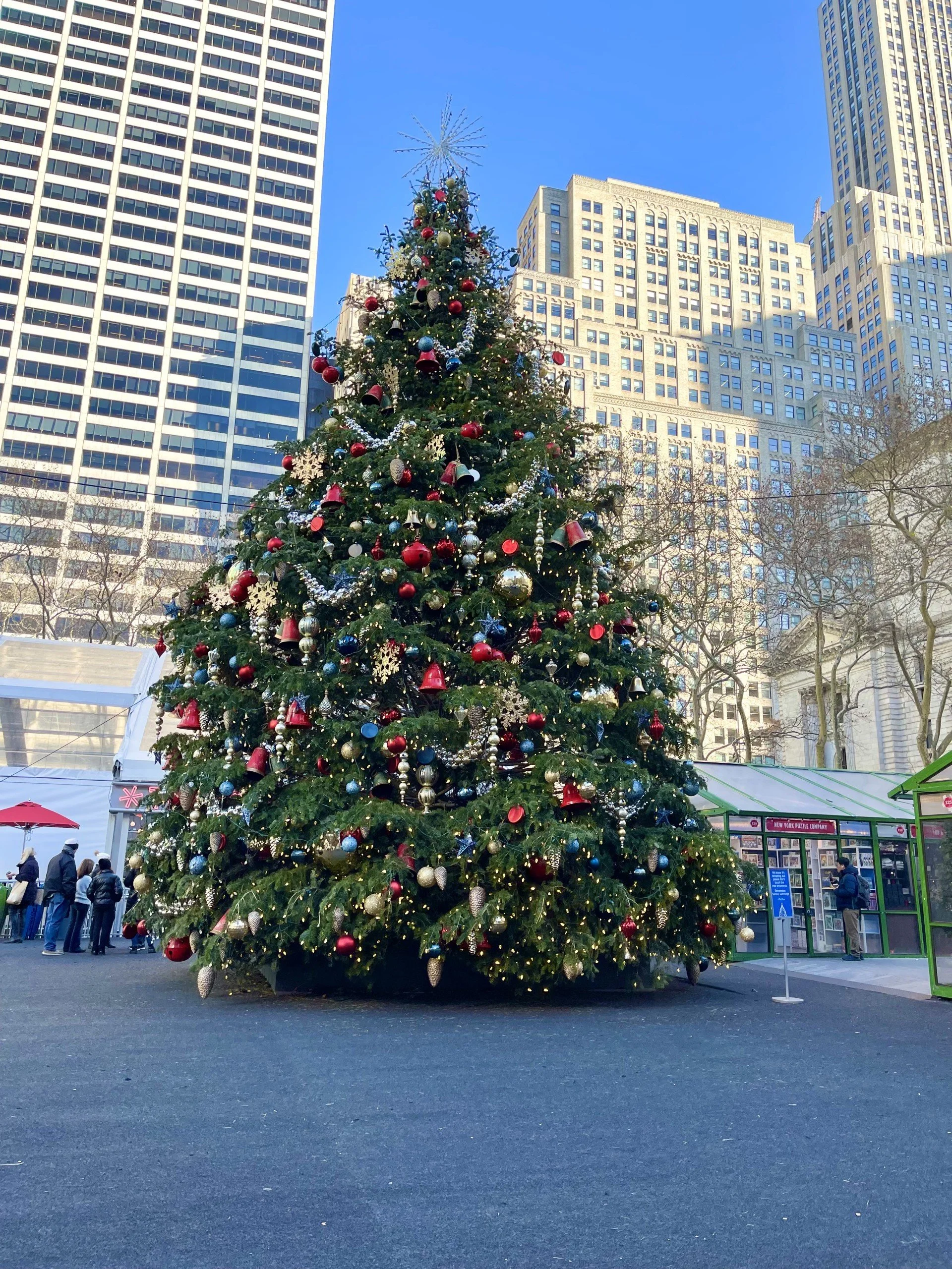 bryant park christmas tree nyc