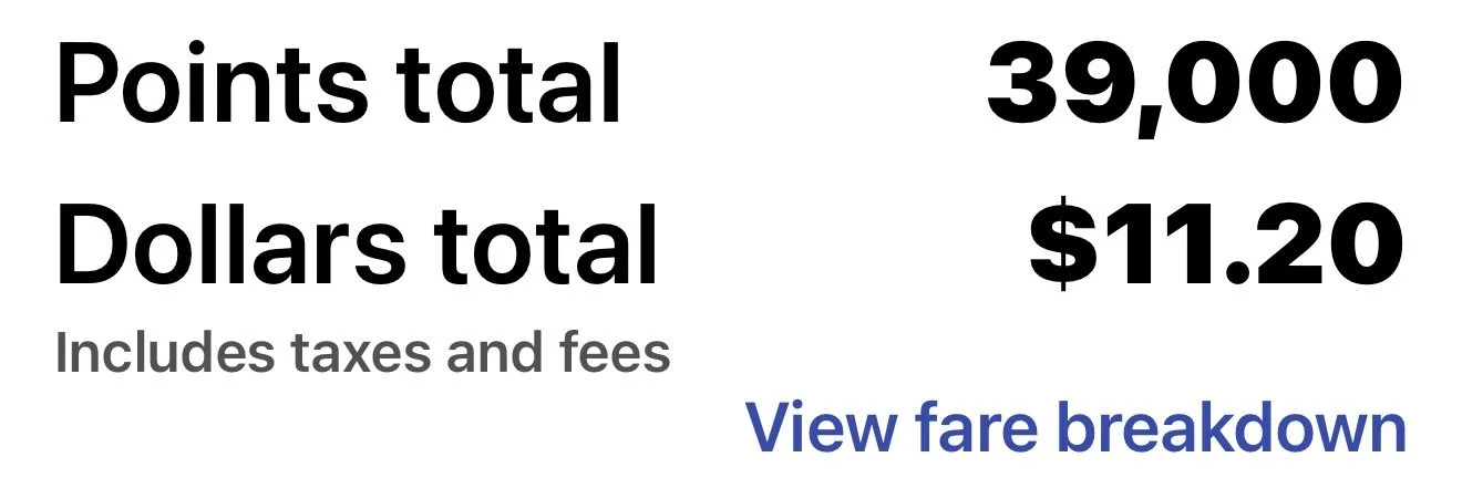 southwest flies to Orlando use points