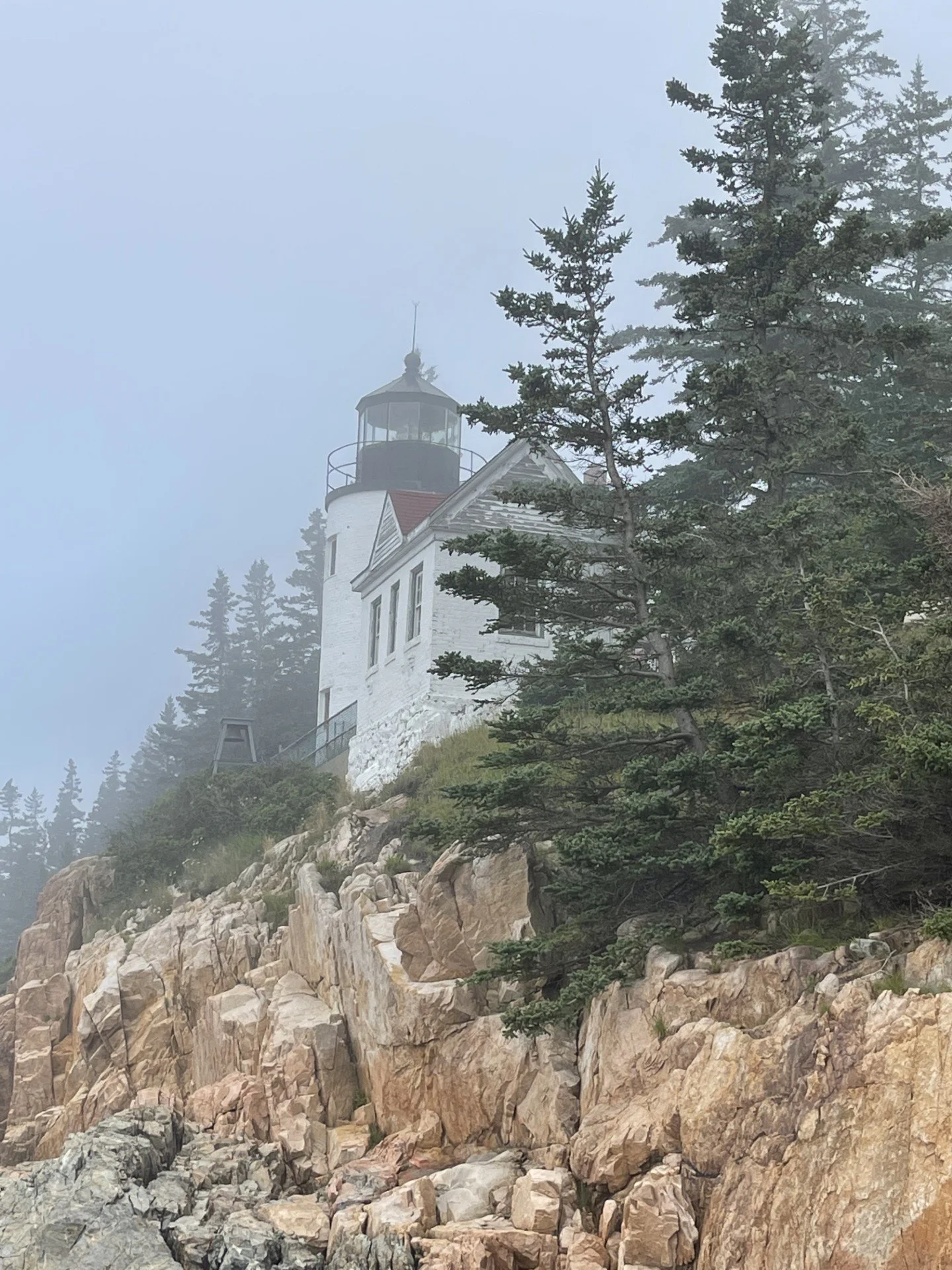 bass harbor lighthouse acadia maine road trip