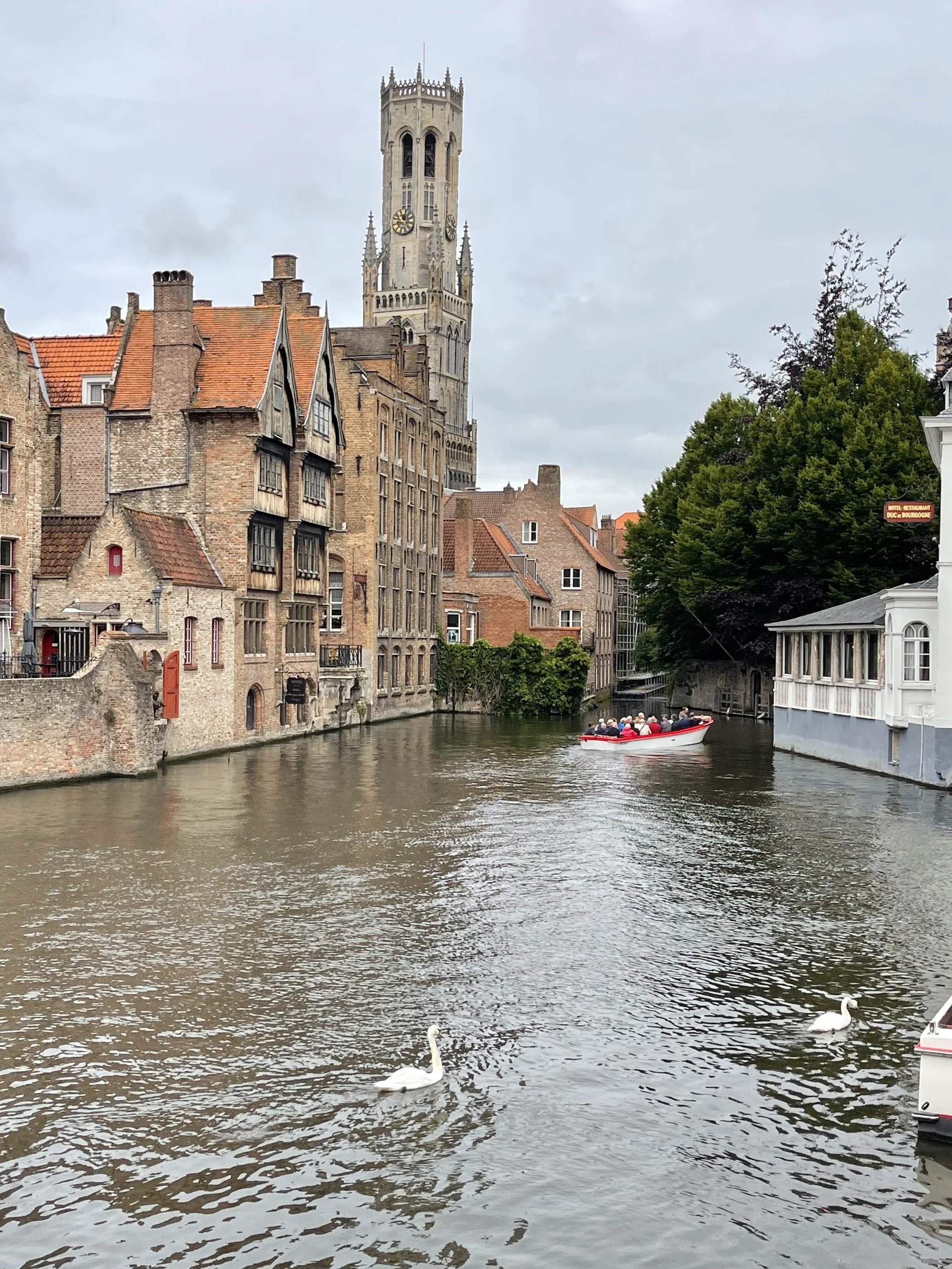take a canal cruise in bruges