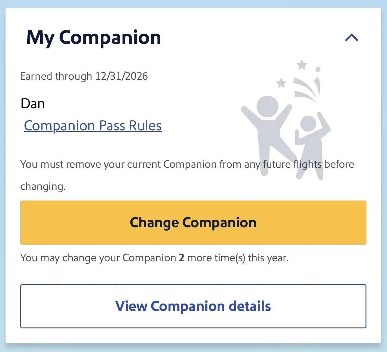 southwest companion pass tricks