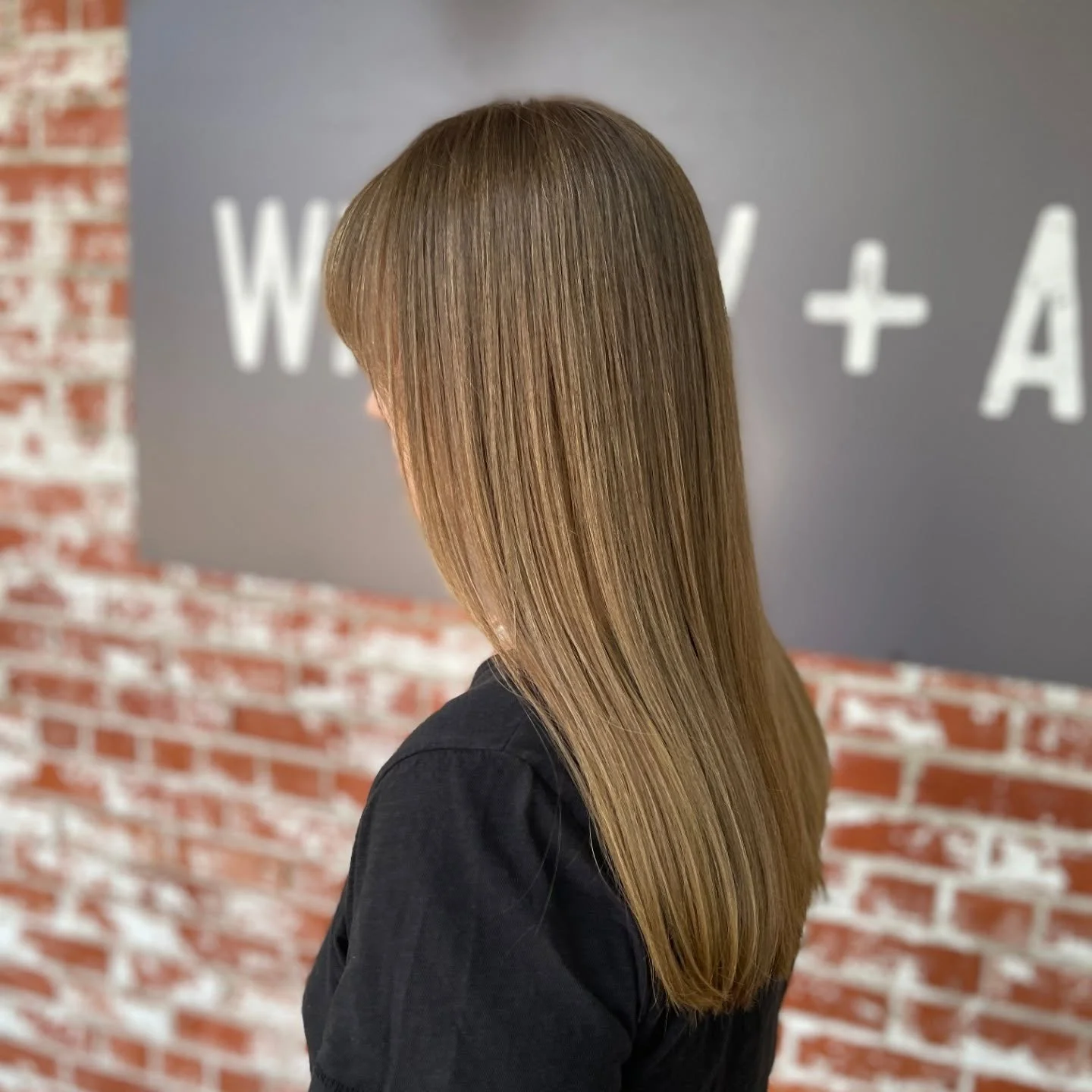 #WillowAshSalon #SubtleDimension #AvedaBrunette