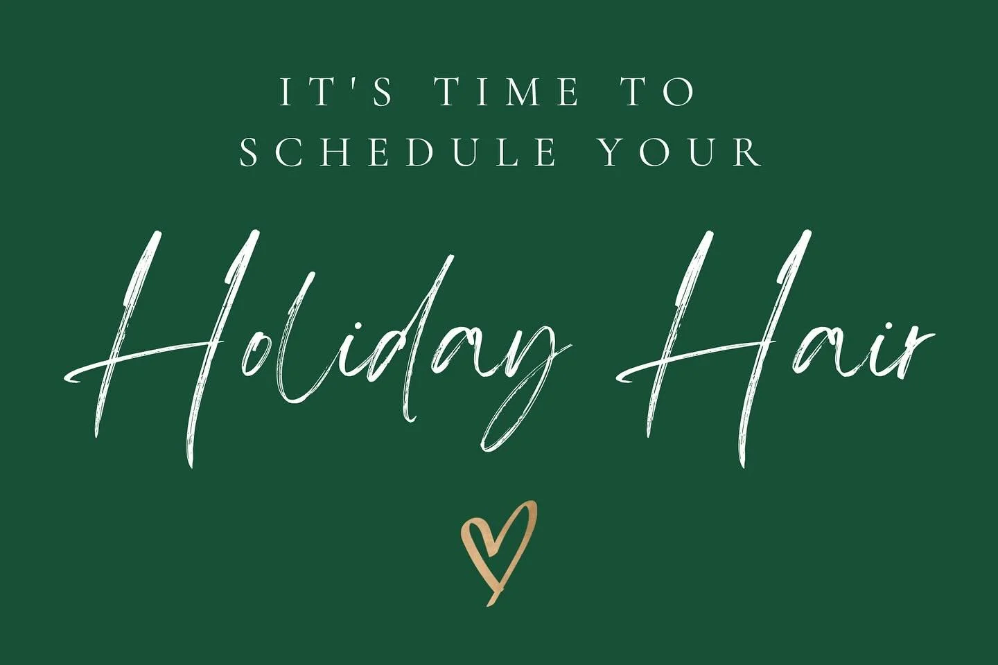 The holiday season is near and appointments are filling quickly! ✨
Secure your spot now and step into the season with holiday ready hair. 
Call or text 281.961.7315 to schedule today!
🌿Team Willow🌿
#WillowAndAshSalon #HolidayHair #OldTownSpring