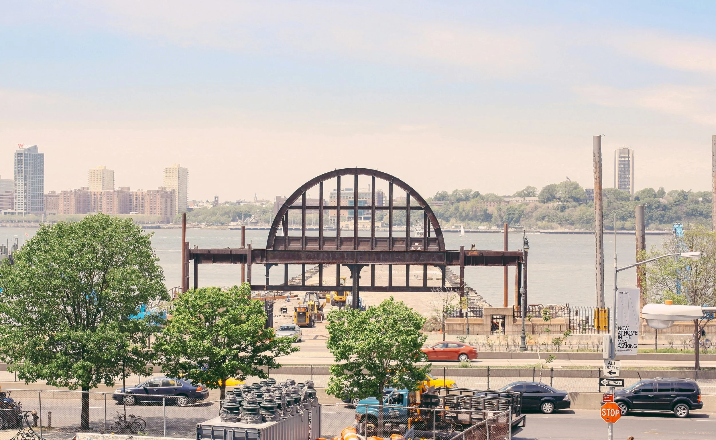 One of the piers on the Hudson River, New York. Drives & Detours New York High Line walking tour