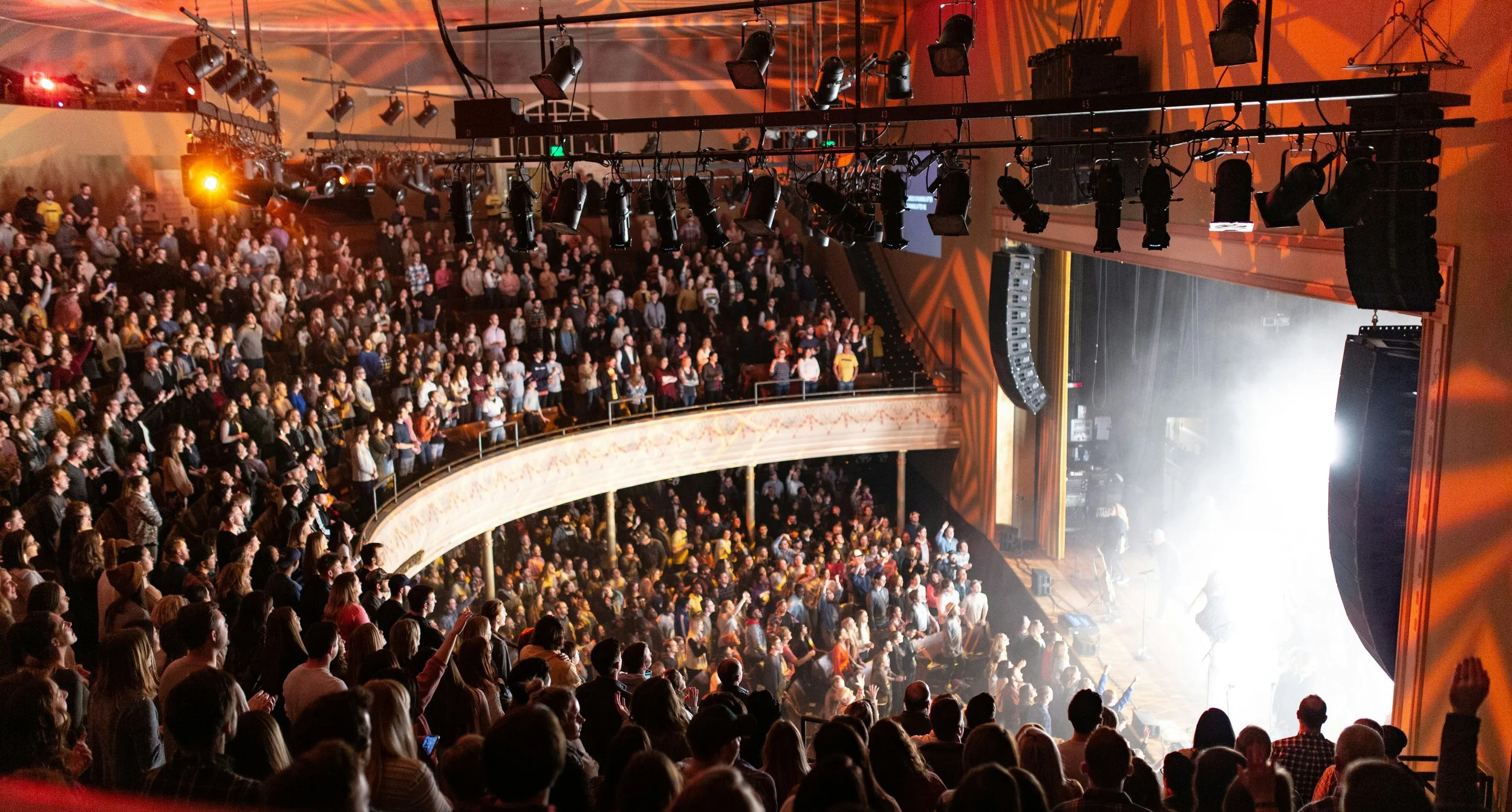 People watch a show in the Ryman Auditorium. Drives & Detours top things to do in Nashville