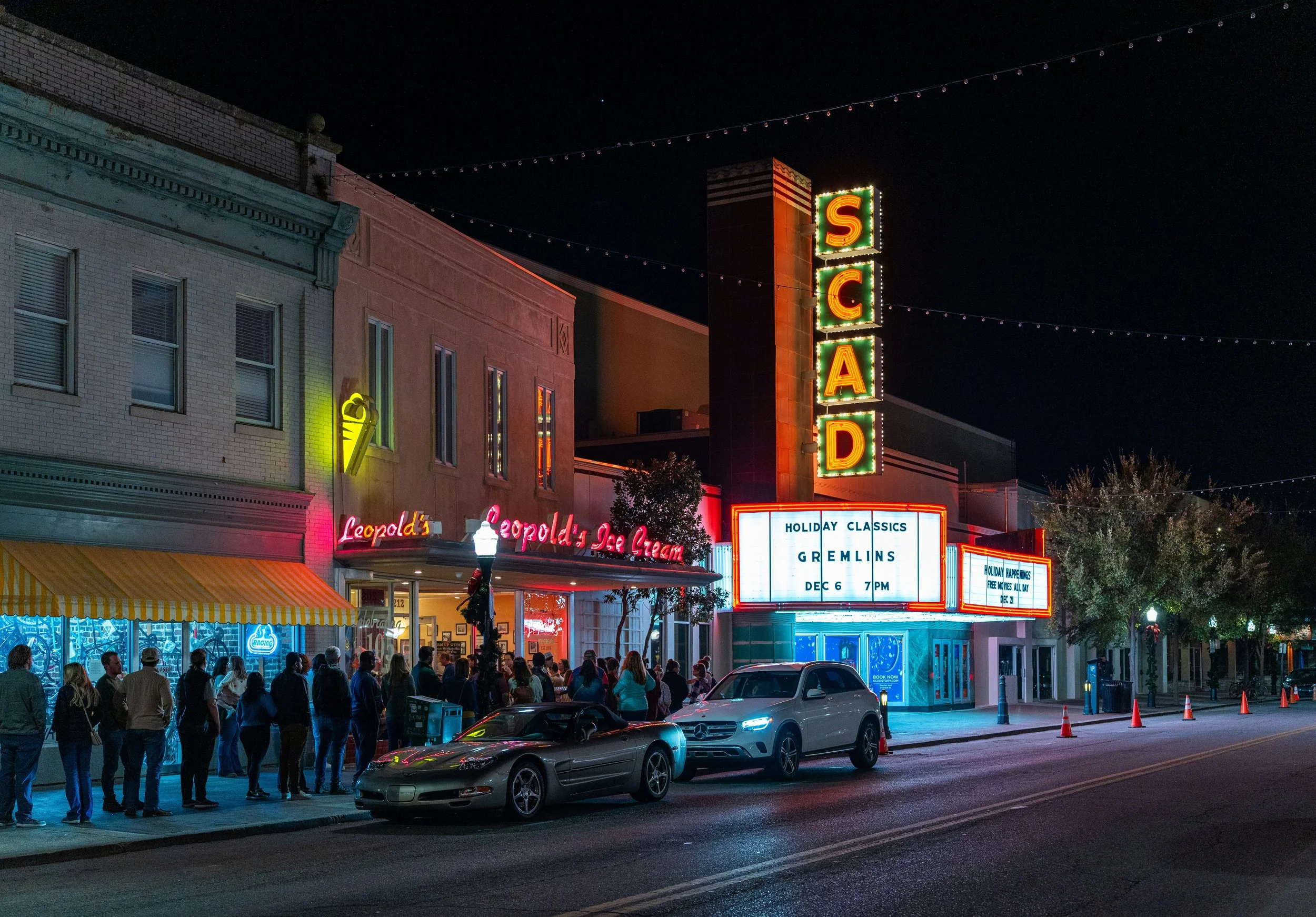 The line outside Leopold's Ice Cream stretches down the block. Drives & detours Savannah local tips