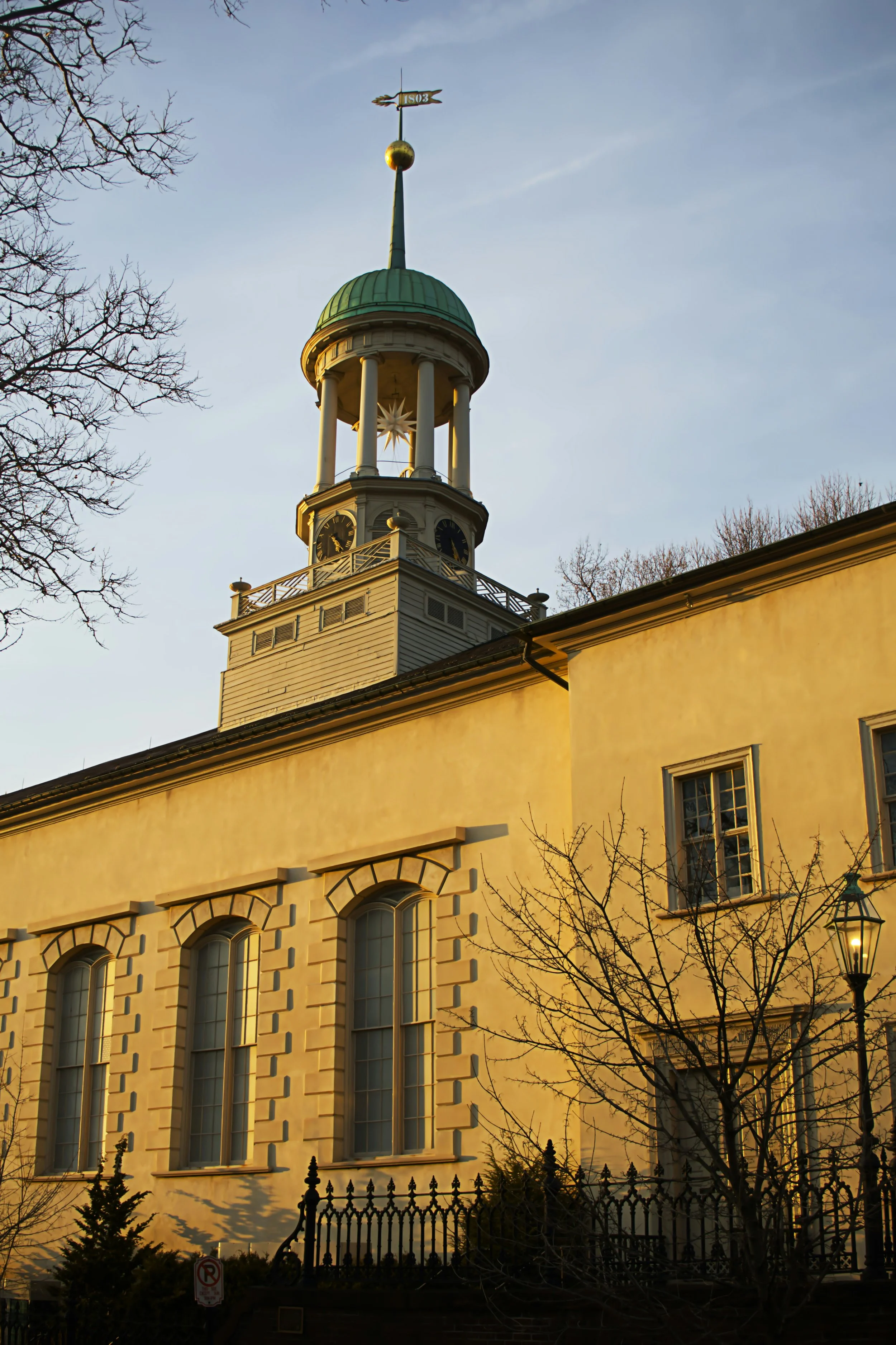 An old building with a small bell tower during golden hour. Drives & Detours Bethlehem walking tour