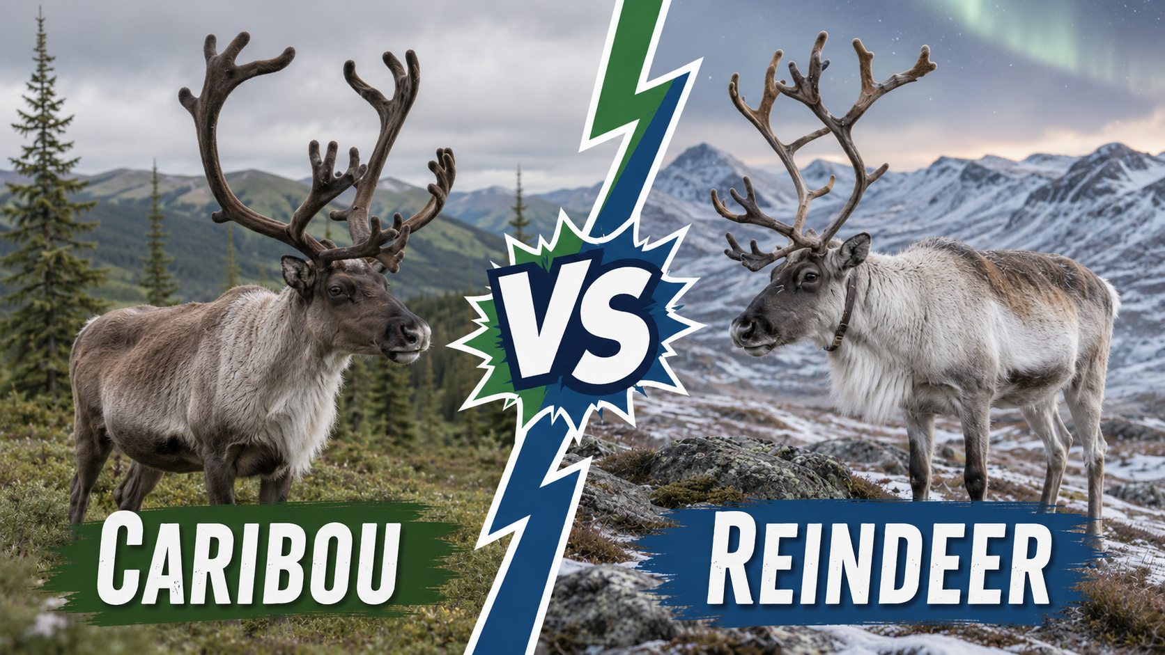 Reindeer vs Caribou